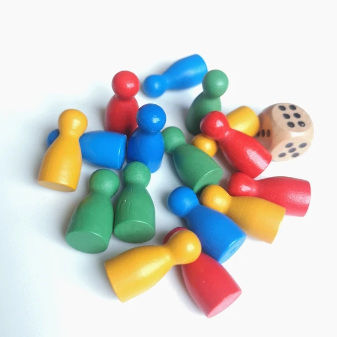 100 Pcs Colorful Wooden Chess  - огляд і ціна Board Game Catan
