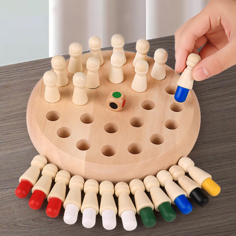 Wooden Memory Matchstick Chess - огляд і ціна Board Game Of Life