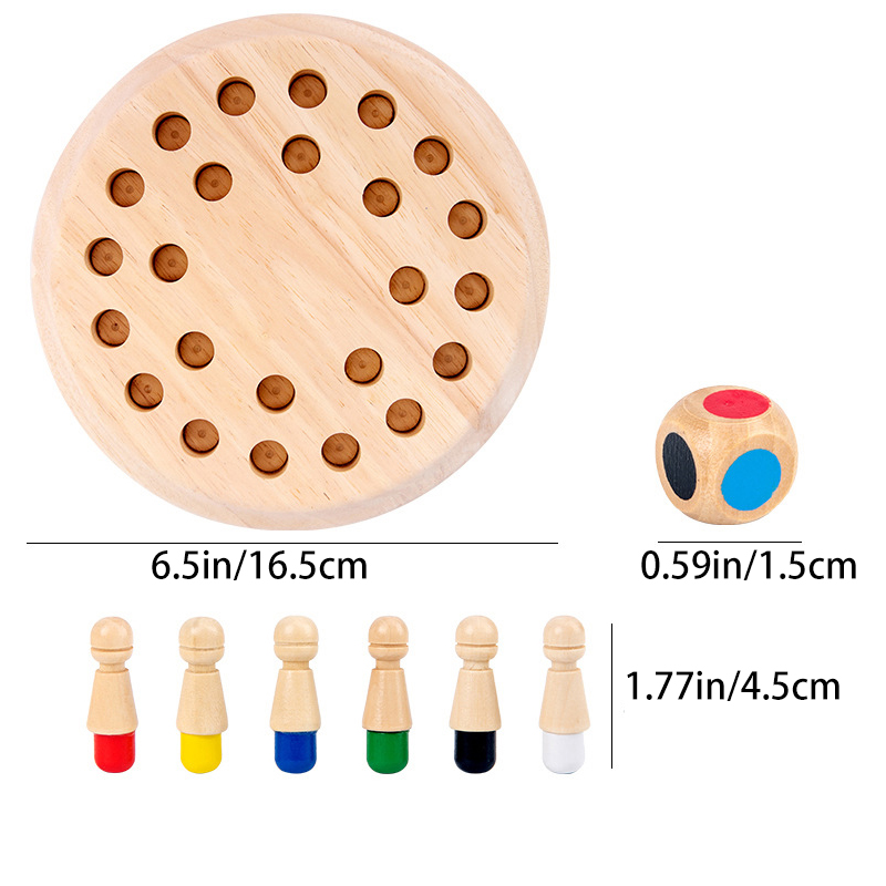 Wooden Memory Matchstick Chess - огляд і ціна Board Game Of Life