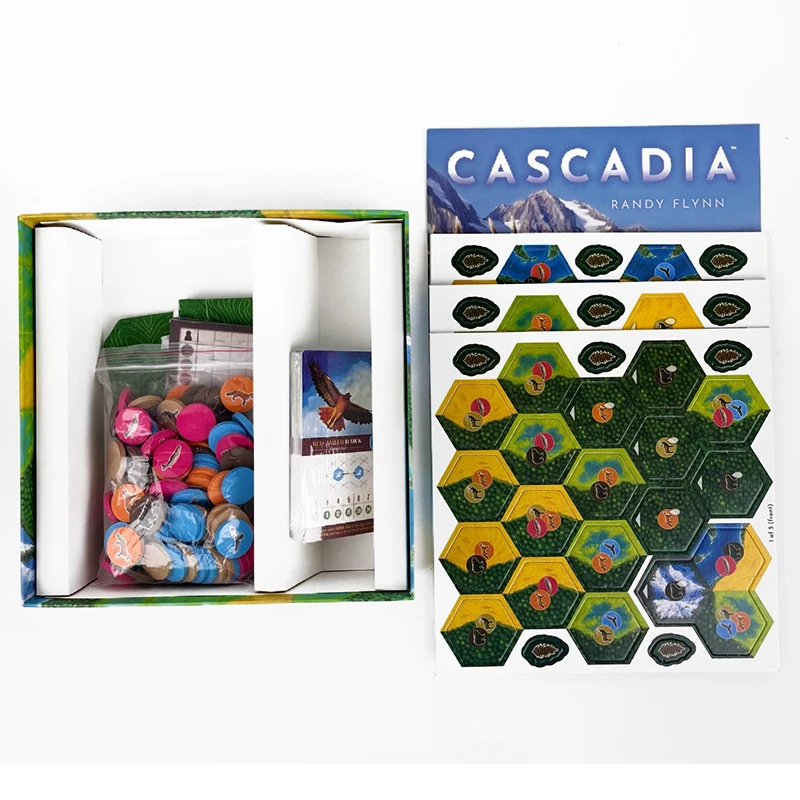 Cascadia Board Game LANDMARKS  - огляд і ціна Board Game Catan