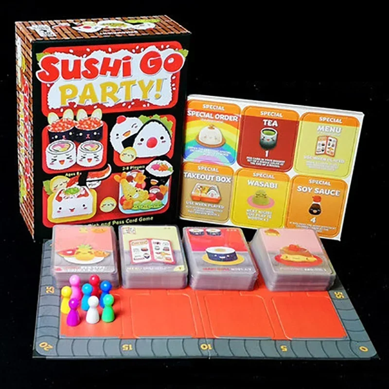 Sushi Go! & Sushi Go Party Car - огляд і ціна Strategy Board Game