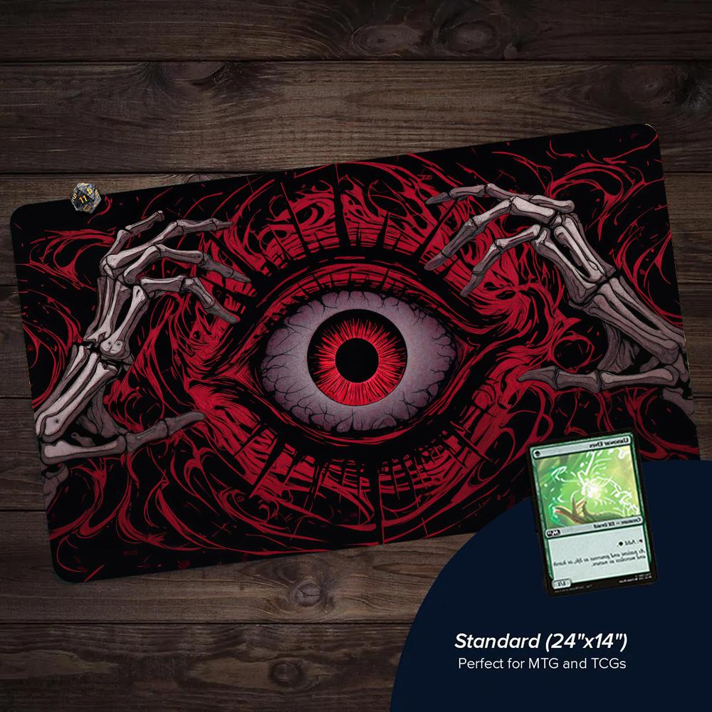 Terrifying Red Eye TCG Playmat - огляд і ціна Board Game Live